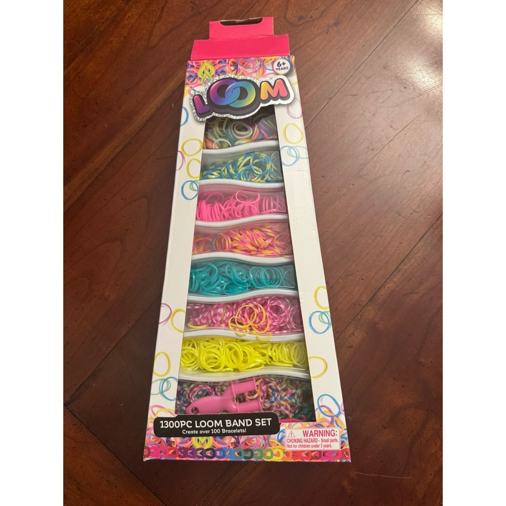 Loom 1300 Band Bracelet Set Crochet‎ Hook S Hooks Y Loom Teens Kid Crafts School